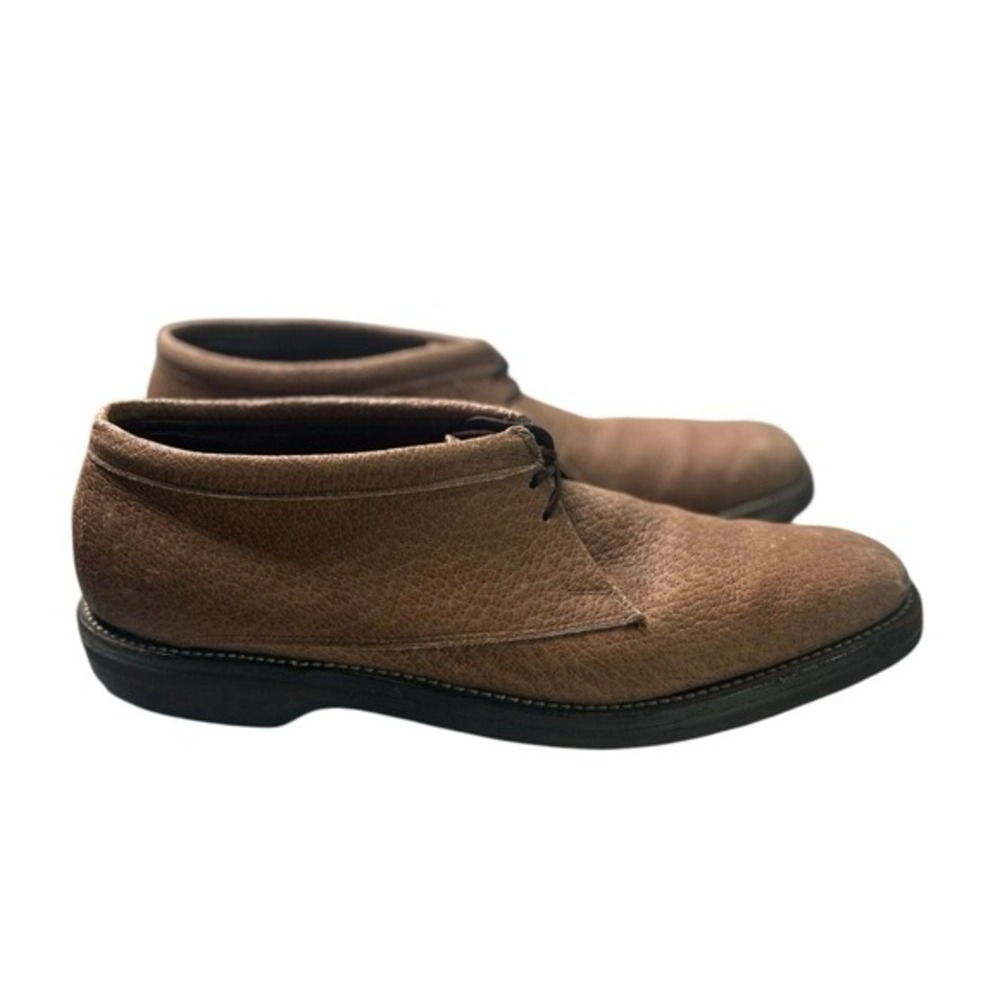 Allen Edmonds Ostendo Combo Chukka Ankle Shoes Men's 10 2A Tan Brown Leather‎